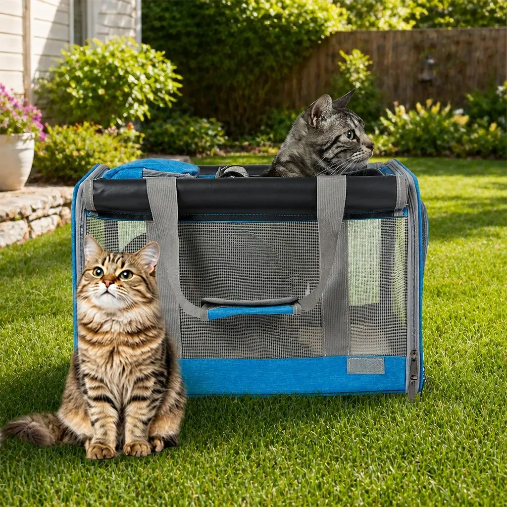 Pet Carrier Bag Portable 3 in 1 M Size Shoulder Handbag Crossbody for Dog Cat