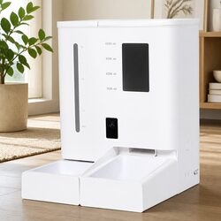 User-Friendly 2-in-1 Automatic Pet Feeder & Waterer