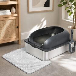 Your Cat Will Love This Stainless Steel Litter Box