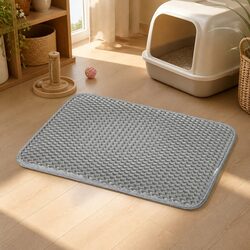 Cat Litter Mat Large Waterproof Honeycomb Double Layer Tray Trapping Non-Slip