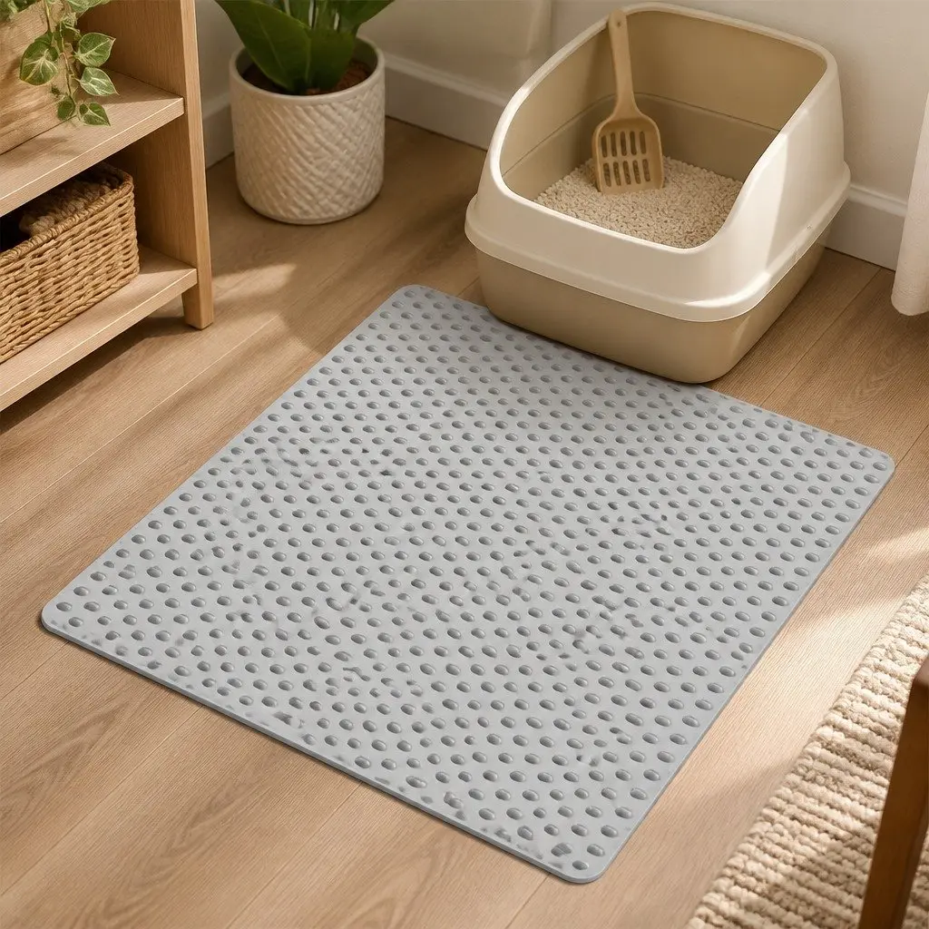 Cat Litter Mat Large Waterproof Honeycomb Double Layer Non-Slip