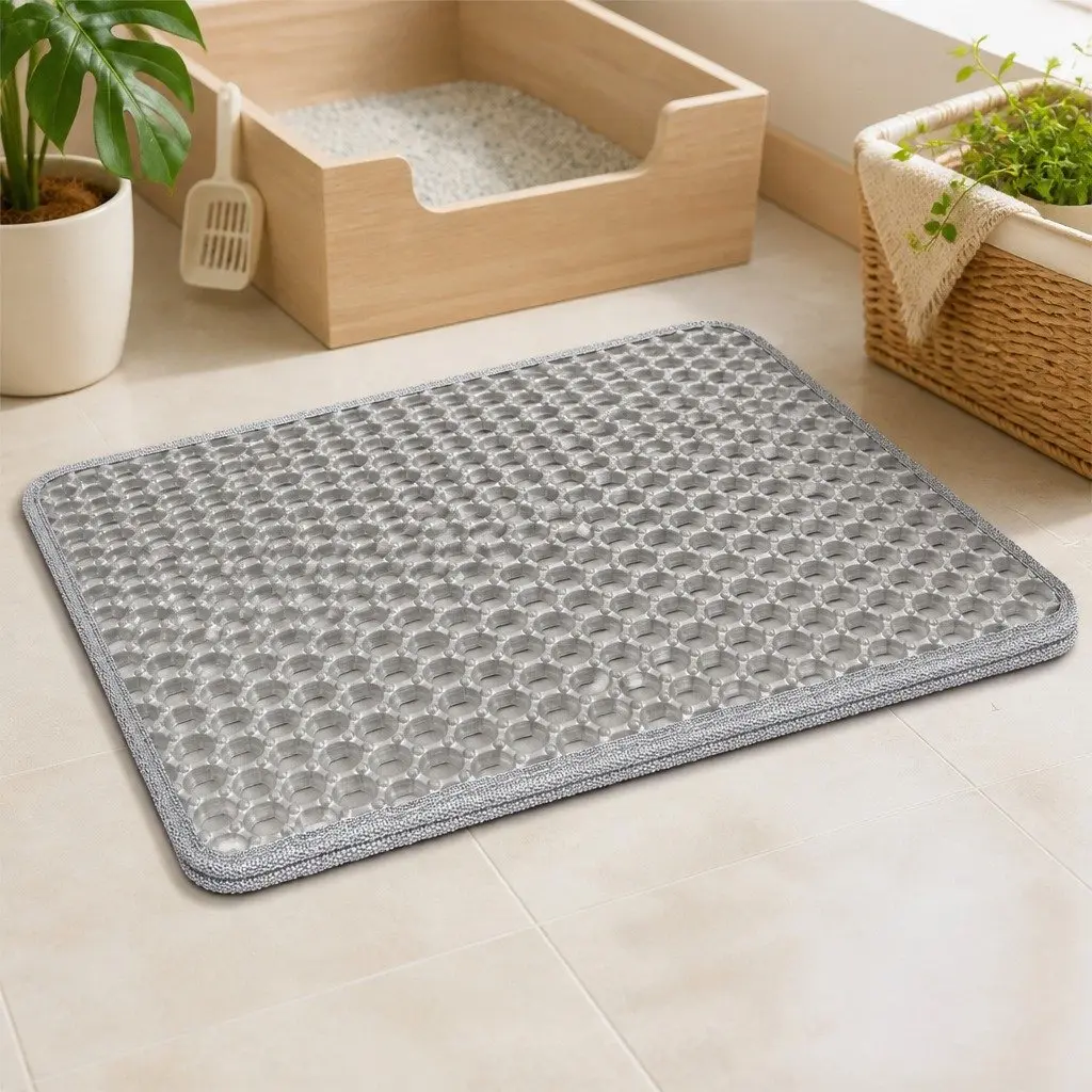 Cat Litter Mat Large Waterproof Honeycomb Double Layer Non-Slip