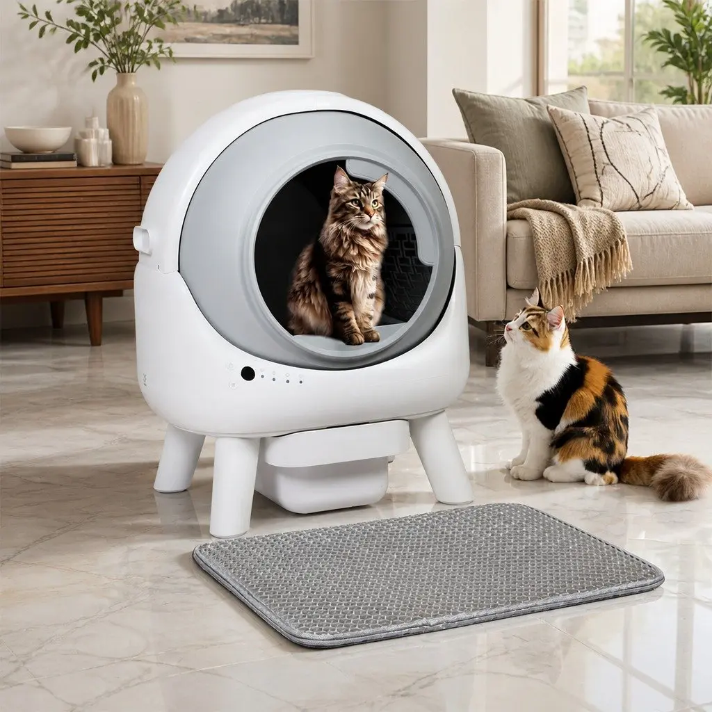 Cat Litter Mat Large Waterproof Honeycomb Double Layer Non-Slip