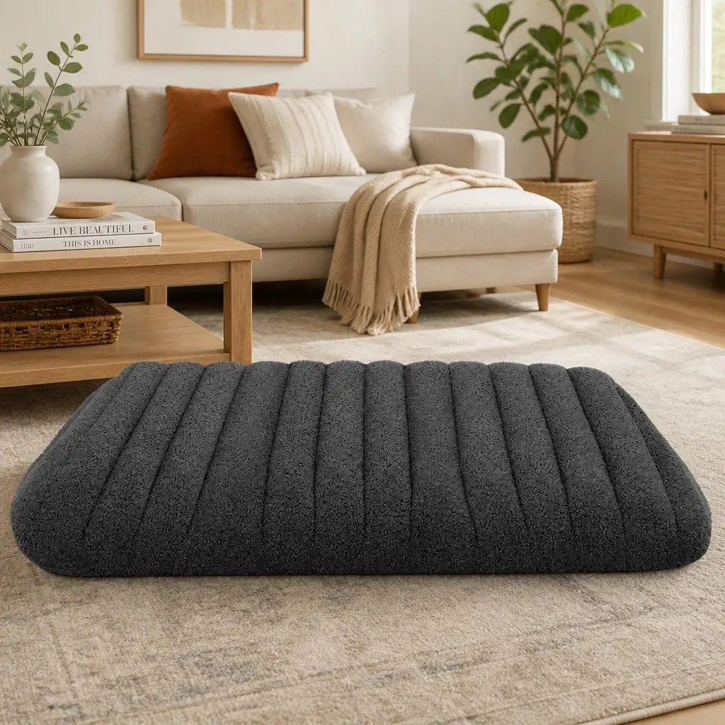 Orthopedic Dog Bed Removable Washable Cover Large Size Grey