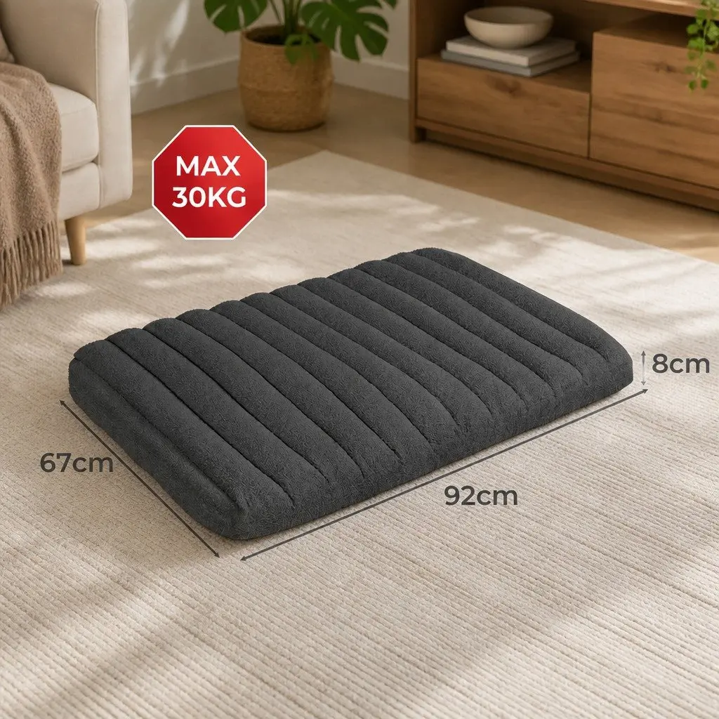 Orthopedic Dog Bed Removable Washable Cover Large Size Grey