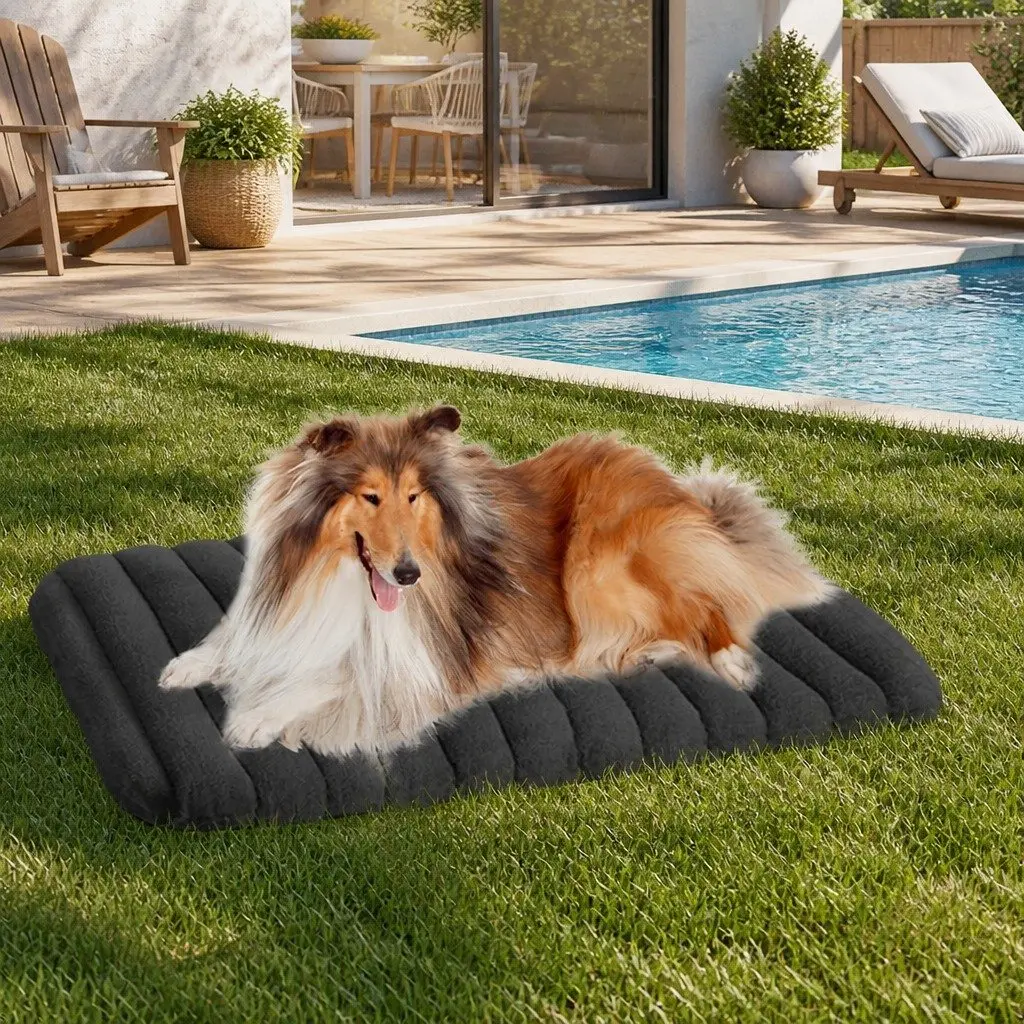 Orthopedic Dog Bed Removable Washable Cover Large Size Grey
