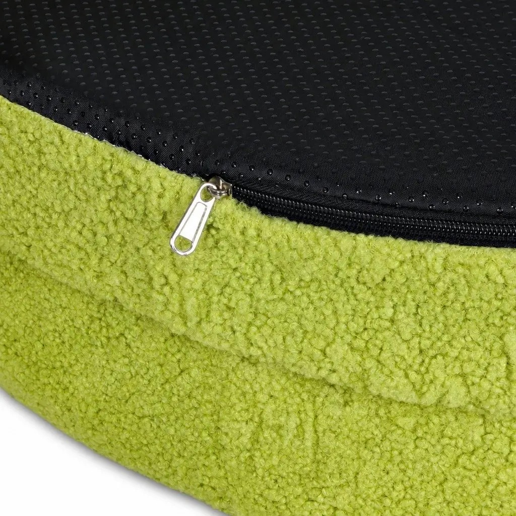 Orthopedic Memory Foam Dog Bed Waterproof Sherpa Medium Bolstered Nest