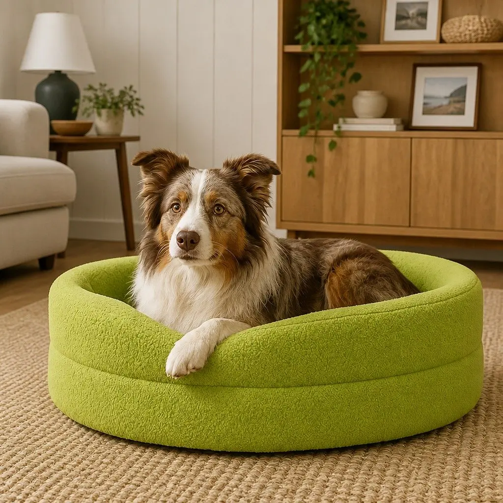 Orthopedic Memory Foam Dog Bed Waterproof Sherpa Cover XL