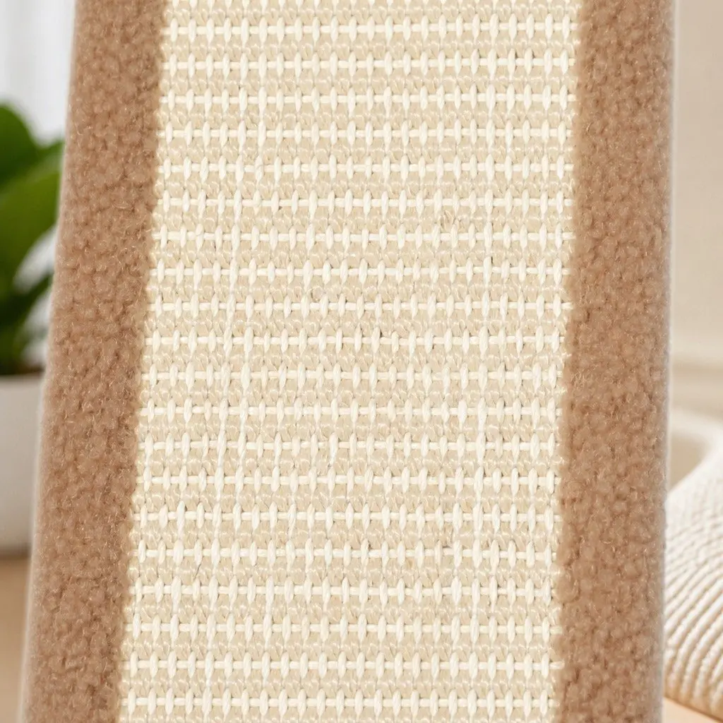 Cat Tree Multi-Level Activity Center with Scratching Posts and Plush Mat 80cm H x 40cm L x 30cm W