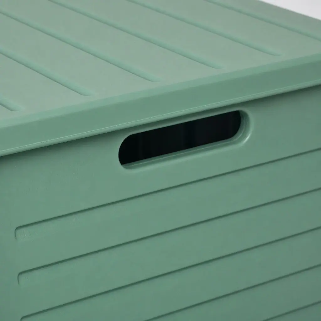 Pet House Semi-Enclosed Stackable Plastic Dog Kennel Bed 54 x 41 x 38 cm