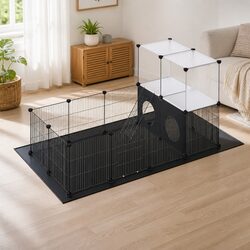Guinea Pig Playpen DIY Customizable Pet Cage Fence Small Animal Enclosure