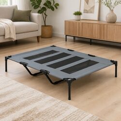 Elevated Pet Bed Raised Dog Bed Large Cooling Breathable Mesh Portable Outdoor