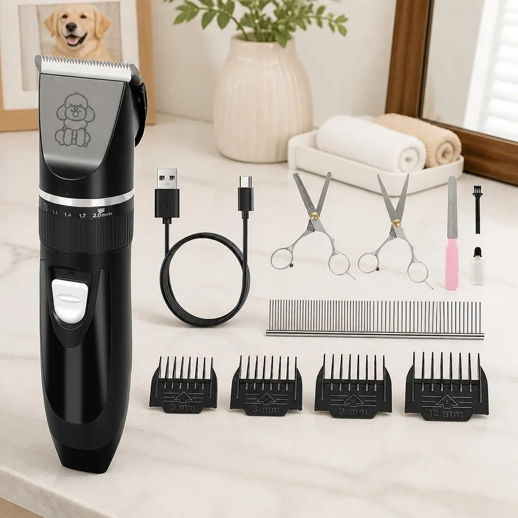 Grooming Trimmer Kit for Dogs and Cats Hair Shaving Tool
