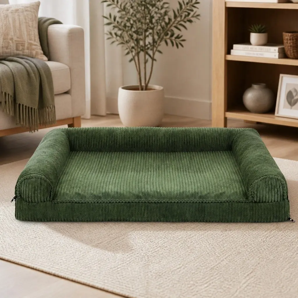 Dog Bed Orthopedic Mat Non Slip Cushion 90cm L x 60cm W x 19cm H