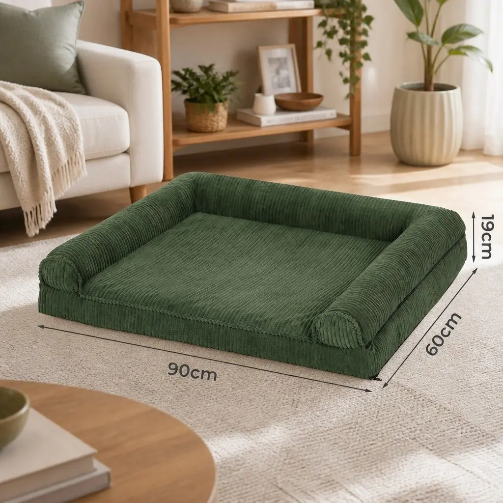 Dog Bed Orthopedic Mat Non Slip Cushion 90cm L x 60cm W x 19cm H