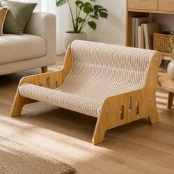 Friendly Cat Scratcher Bed Lounge Chair for Your Cat