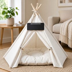 Create a Cozy Space for Your Pet with This Tent Bed