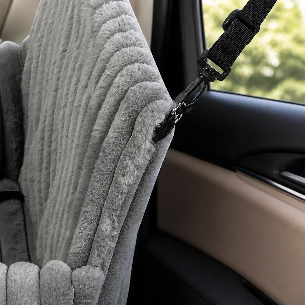 Dog Car Seat Booster Portable Pet Travel Safety Bed Washable Non Slip Cosy