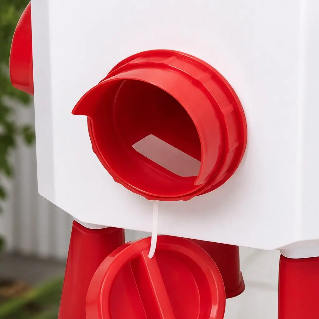 Auto Chicken Feeder and Waterer Set 12kg 11L Gravity Poultry Drinker Coop