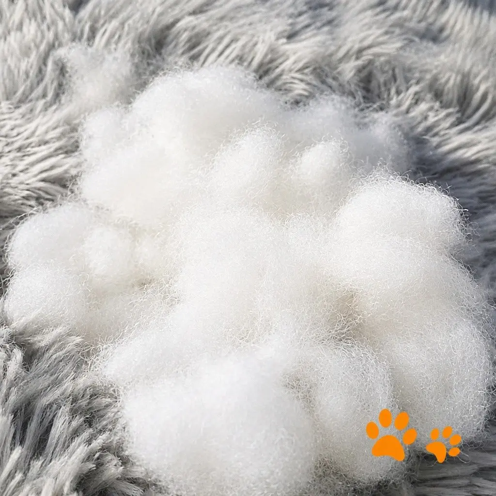 Dog Cat Pet Bed Warm Soft Washable Calming Mat Puppy Sleeping Pad Dark Gray