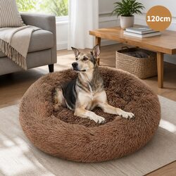 A Cozy Retreat: XXL Round Pet Dog Bed for Your Pet