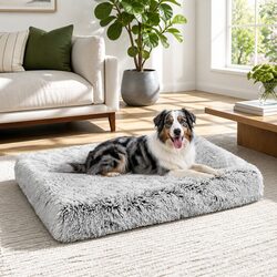 Cozy Plush Dog Bed for Your Furry Companion - L Size