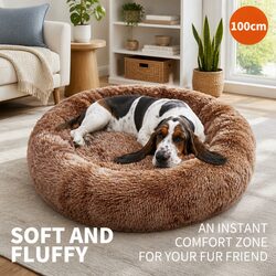 Discover a Friendly Round Pet Bed for Your Furry Friend