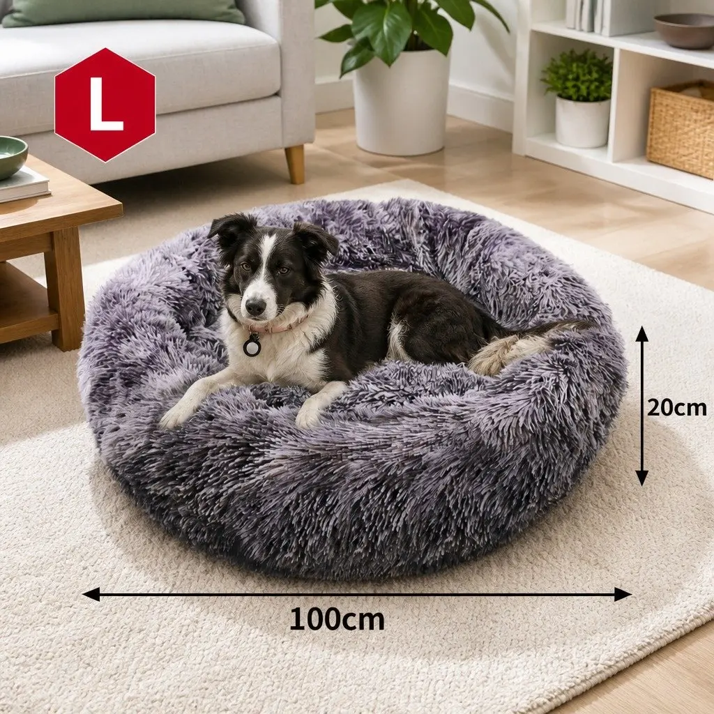 Dog Cat Calming Cave Sleeping Mat Washable Extra Large 100cm