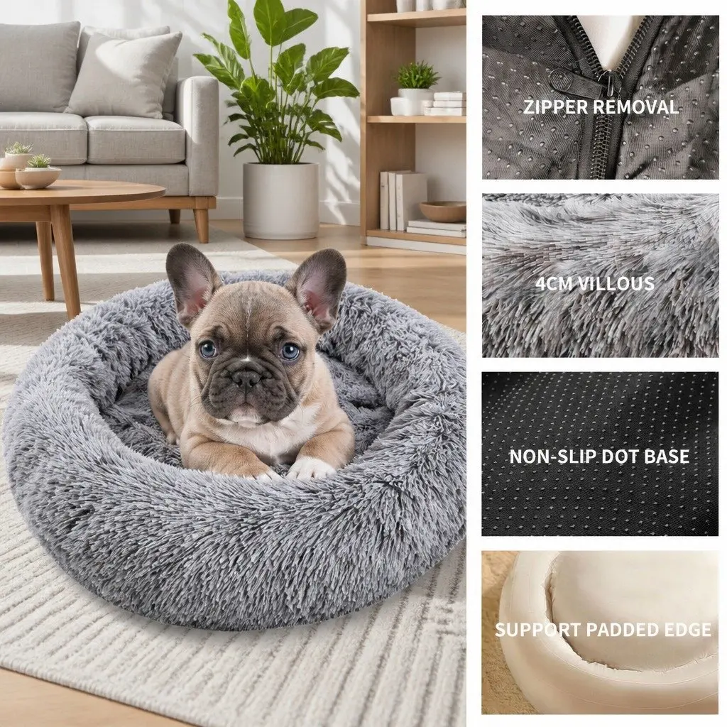 Dog Cat Calming Cave Sleeping Mat Washable Extra Large 100cm