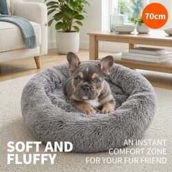 Your Pet’s New Favorite Spot: Plush Round Bed