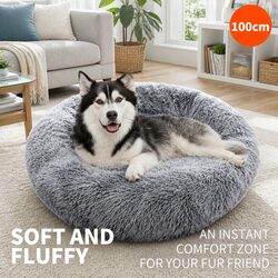 Friendly Plush Pet Bed for Your Furry Friends