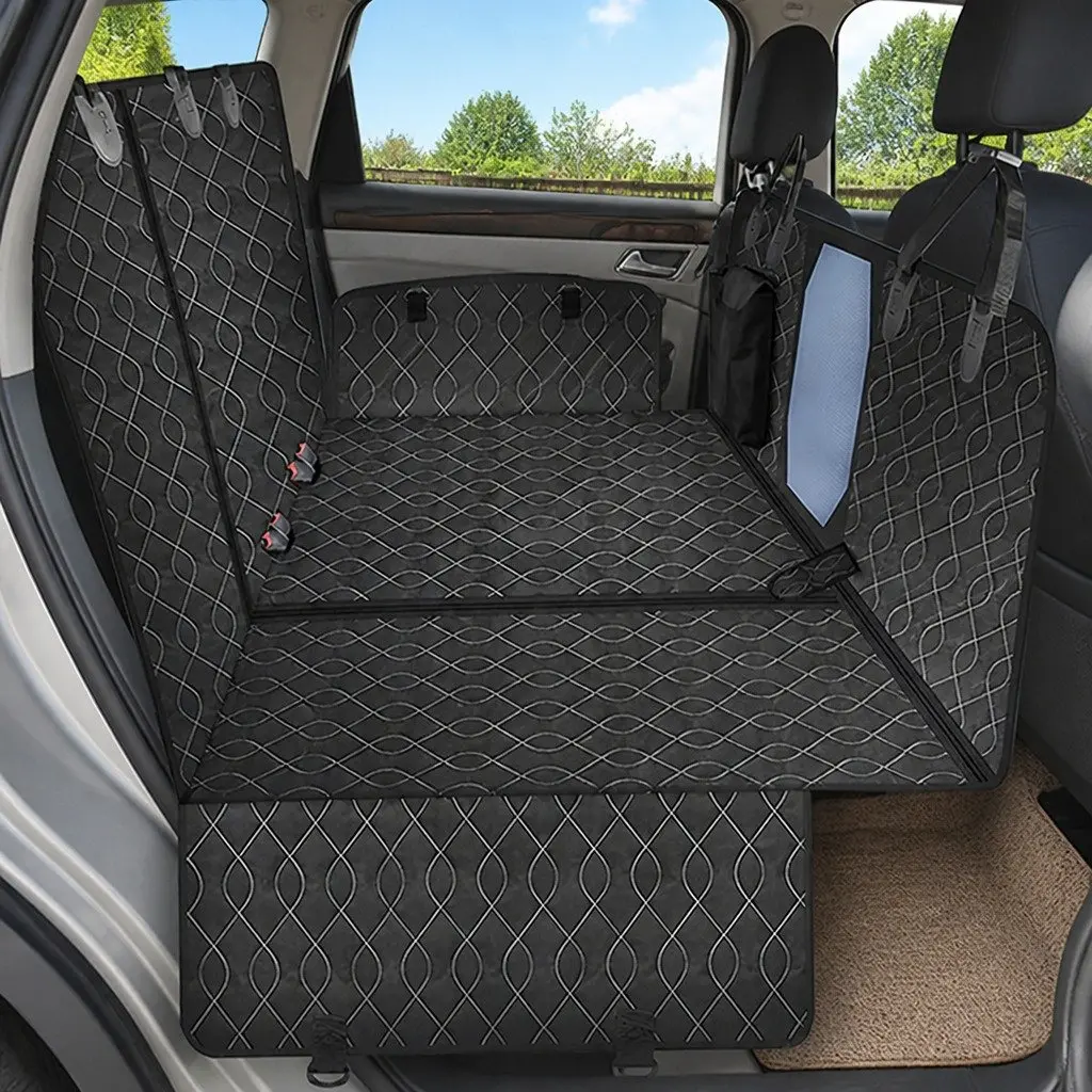 Car Back Seat Cover Pet Dog Waterproof Hammock Protective Pad Multi-Function