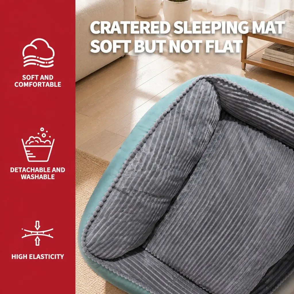 Dog Bed Soft Warm Removable Washable High Back S Size