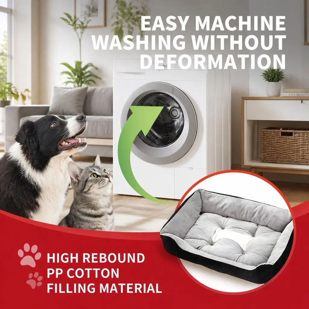 Dog Calming Bed Washable Soft Warm XL