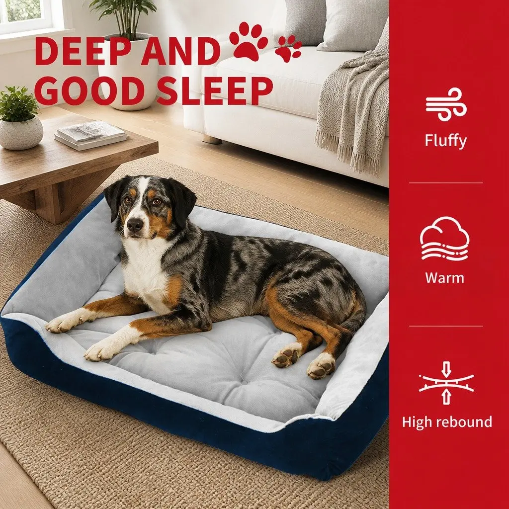 Pet Kennel and Mat Dog Crate Bed Large Medium XL Size Enclosure House