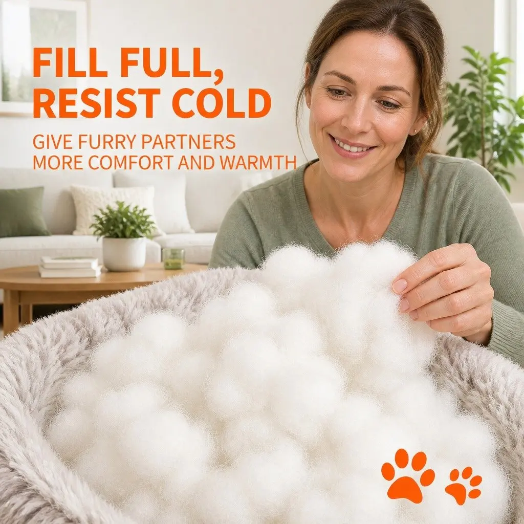 Pet Sofa Bed Calming Cushion Plush Mat Small Size