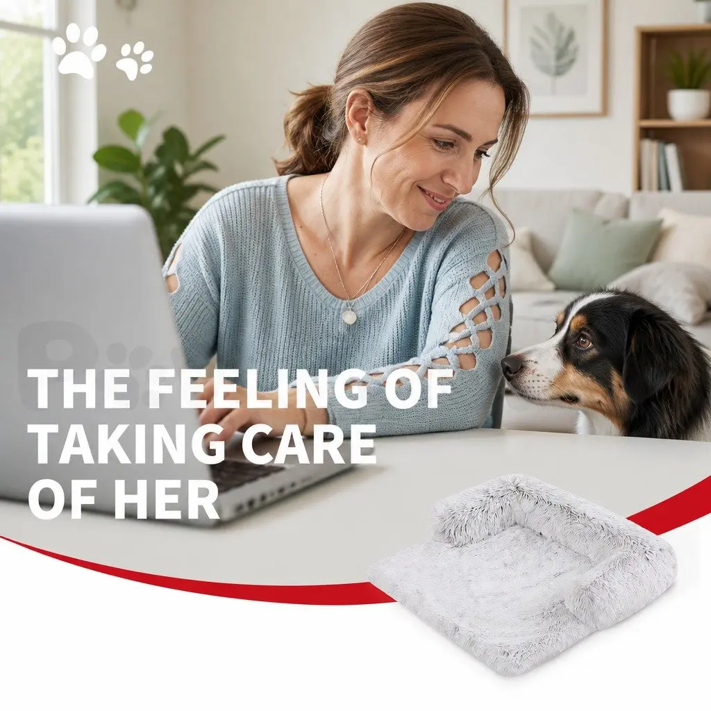 Pet Sofa Bed Calming Waterproof Cover Protector Large