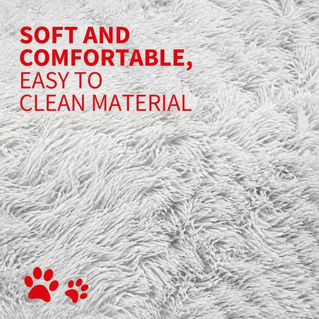 Pet Sofa Bed Waterproof Calming Plush 76x76x15cm