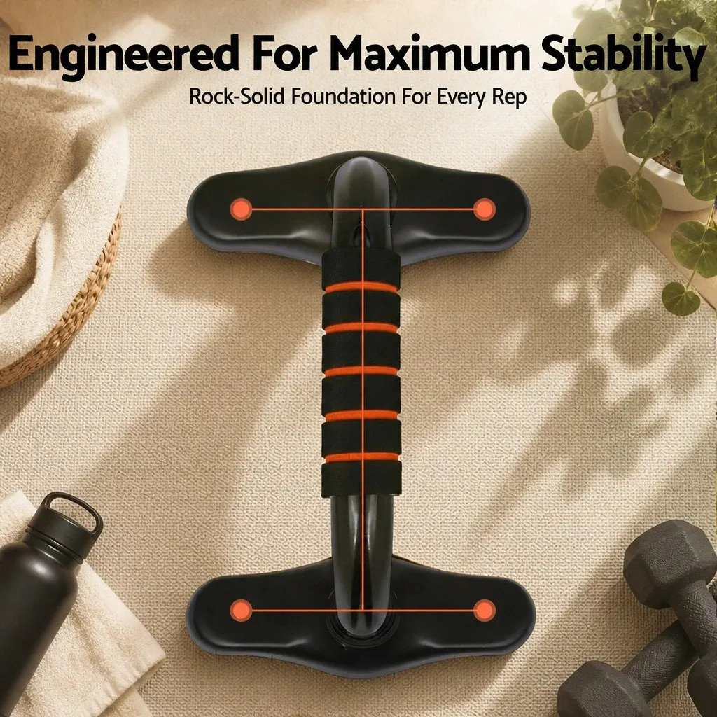 Push Up Bars Stands Parallel Handles Home Gym Fitness Strength Training Exercise
