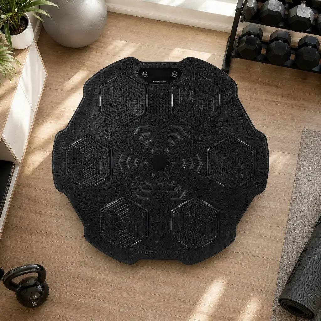 Electronic Music Punching Box Wall Mount Home Gym Fitness Training Machine 45cm