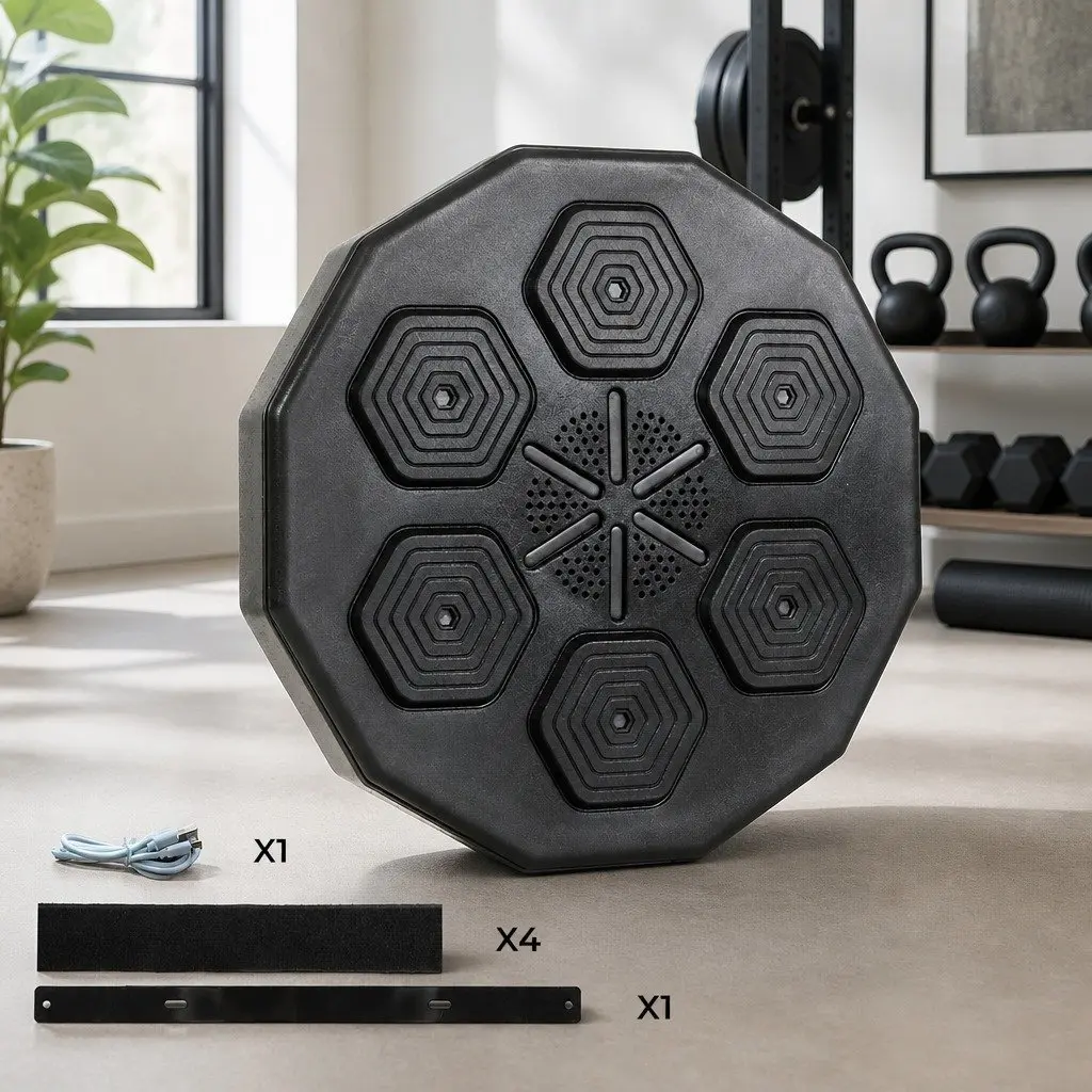 Smart Music Boxing Machine Wall Mount Electronic Punching Pad Bluetooth Training