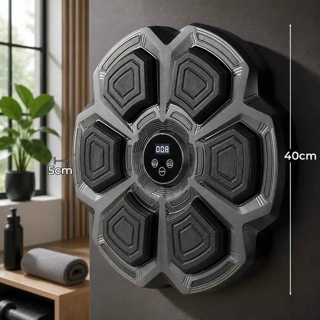 Electronic Punching Box Bluetooth 9 Speed Modes Wall Mounted Fitness