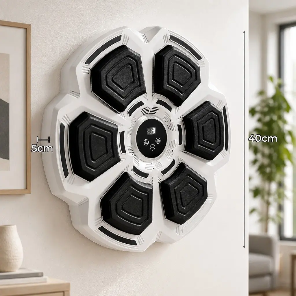 Electronic Punching Box Music Machine Wall Mounted 9 Speeds Bluetooth Home