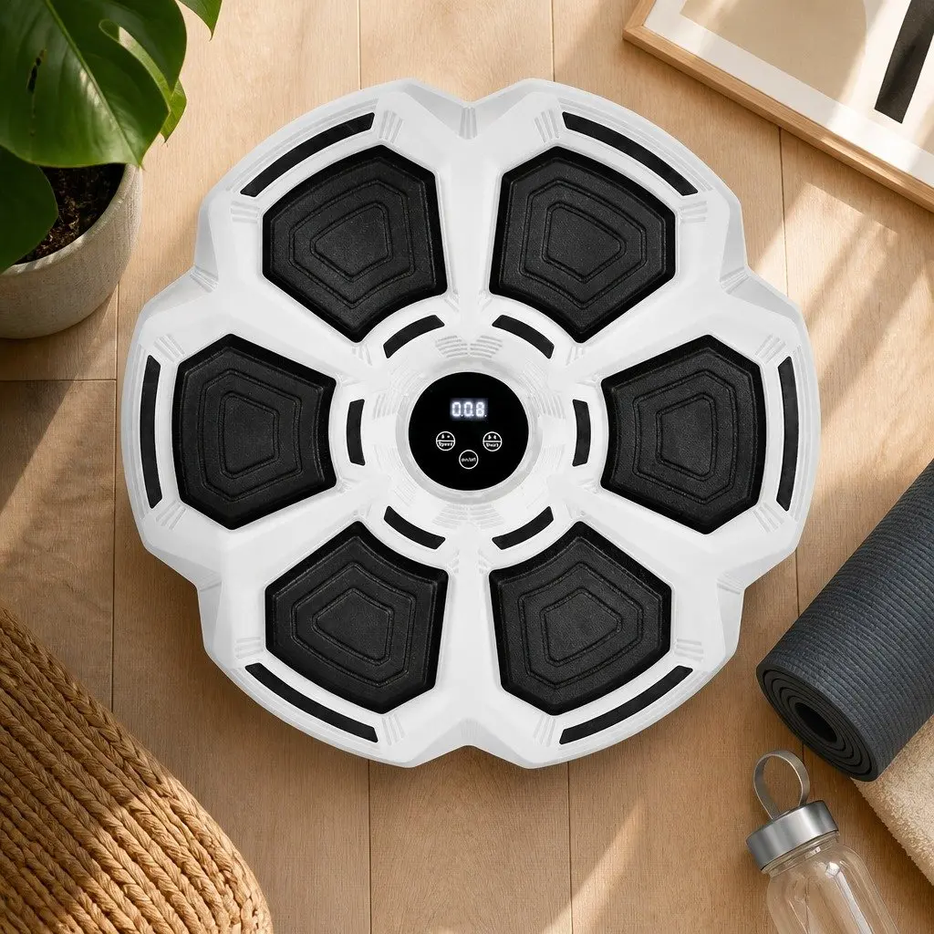 Music Boxing Machine Bluetooth Connectivity 40cm x 5cm with 8OZ Gloves
