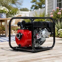 Petrol Water Pump 7HP 2" High Flow 4-Stroke Engine Transfer Irrigation Garden