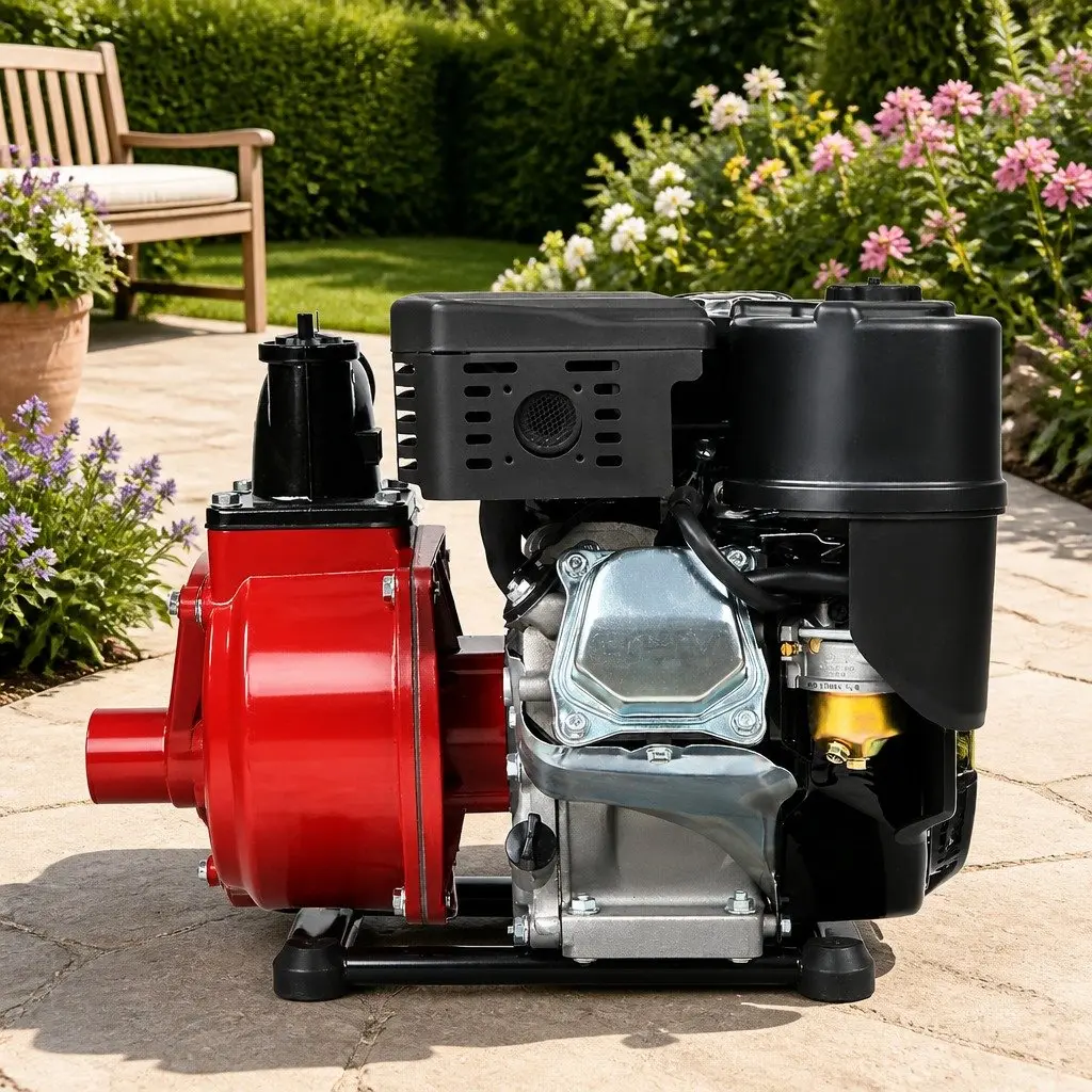 2 Inch Petrol Water Pump 7HP High Flow Transfer Irrigation Garden Farm Pond