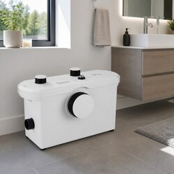 Macerator Sewerage Pump Waste Water Toilet Disposal Unit 600W Three Inlets 7m