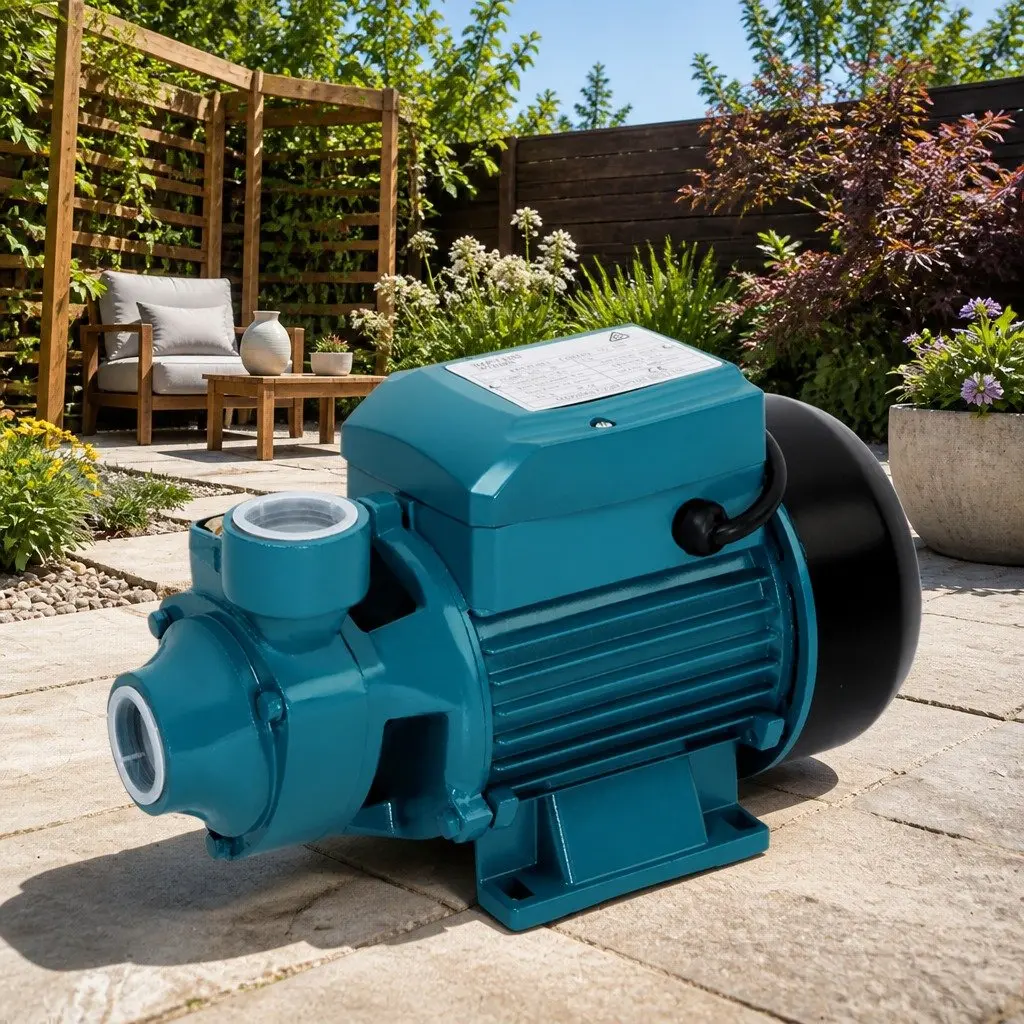 Clean Water Pump Electric Irrigation 0.5HP Rust-Resistant Brass Impeller Mountable Base