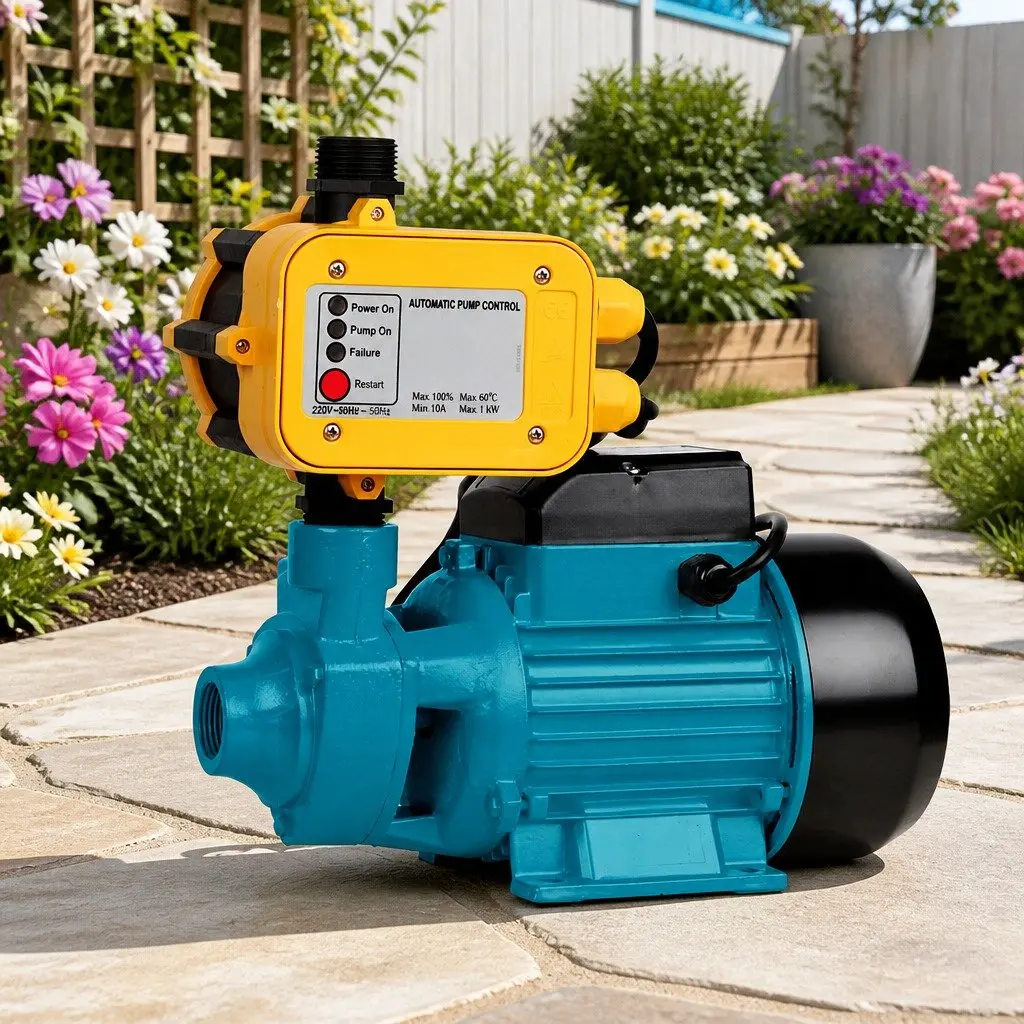 Irrigation Pump Automatic Pressure Control 750W Yellow
