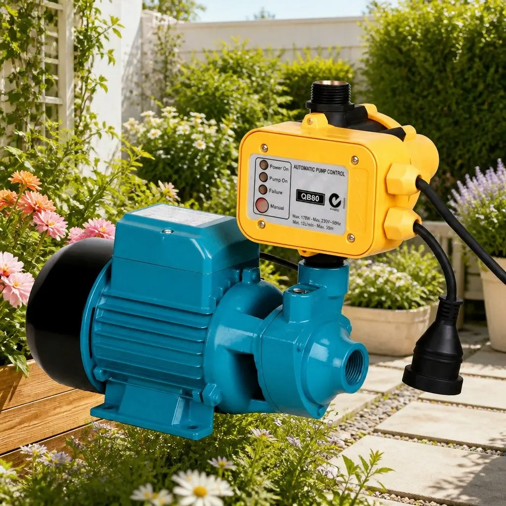 Irrigation Pump Automatic Pressure Control 750W Yellow